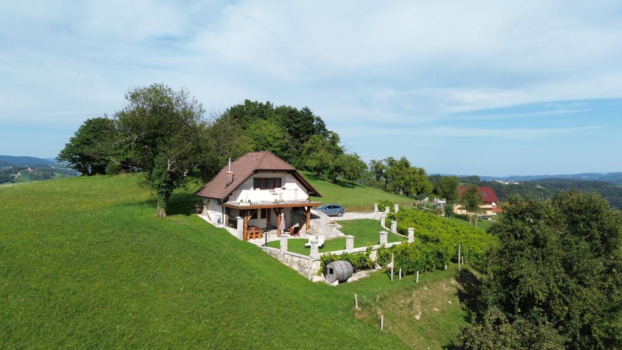 Zerko Holiday Home - Vineyard Chalet With Sauna And Jacuzzi Free Mirna エクステリア 写真